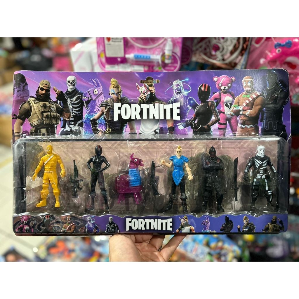 Kit Fortnite com 6 Bonecos e Acessorios TOP DE LINHA - Envio Imediato ...