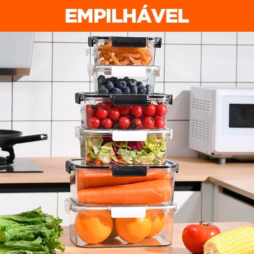 Kit potes herméticos - imagem 2