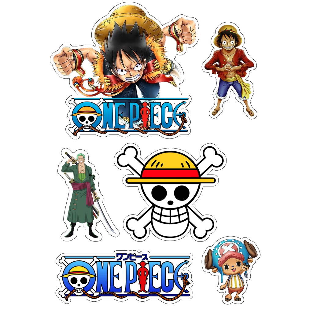 Topo Topper De Bolo One Piece Shopee Brasil 6252