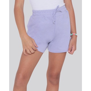Short Juvenil Moletinho Lilás