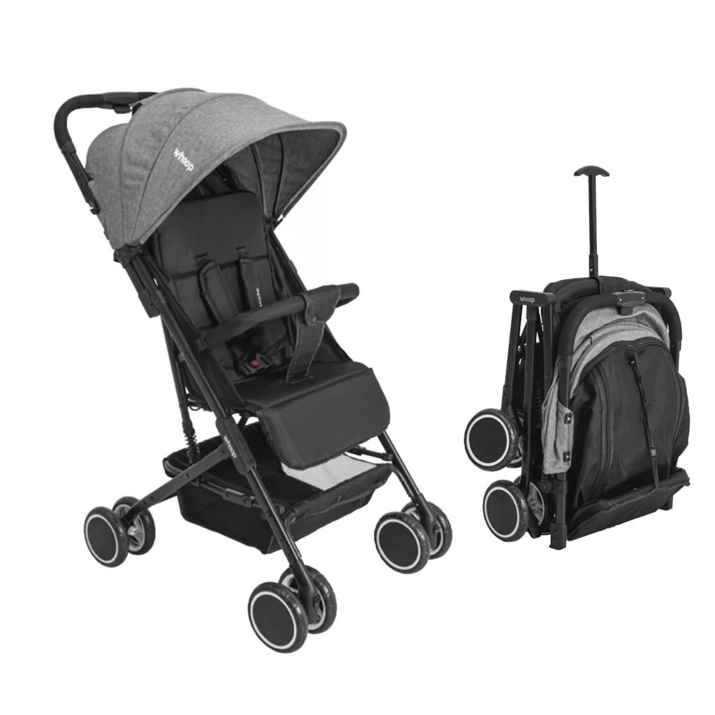 Carrinho De Passeio Bebê Stand Mascote Compacto Portátil Viagem Vira Mala De Rodinhas Kiddo