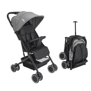 Carrinho De Passeio Bebê Stand Mascote Compacto Portátil Viagem Vira Mala De Rodinhas Kiddo