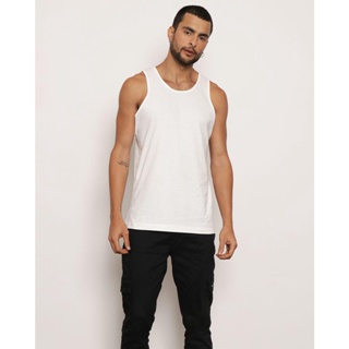 Regata Masculina Básica Off White