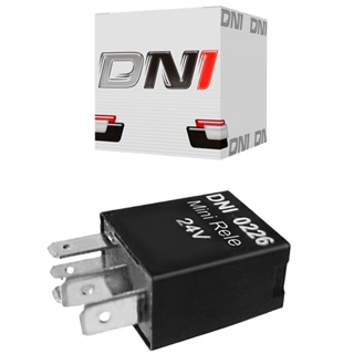 Relé Mini Auxiliar 24V 5 Terminais Sem Suporte 40/30A DNI
