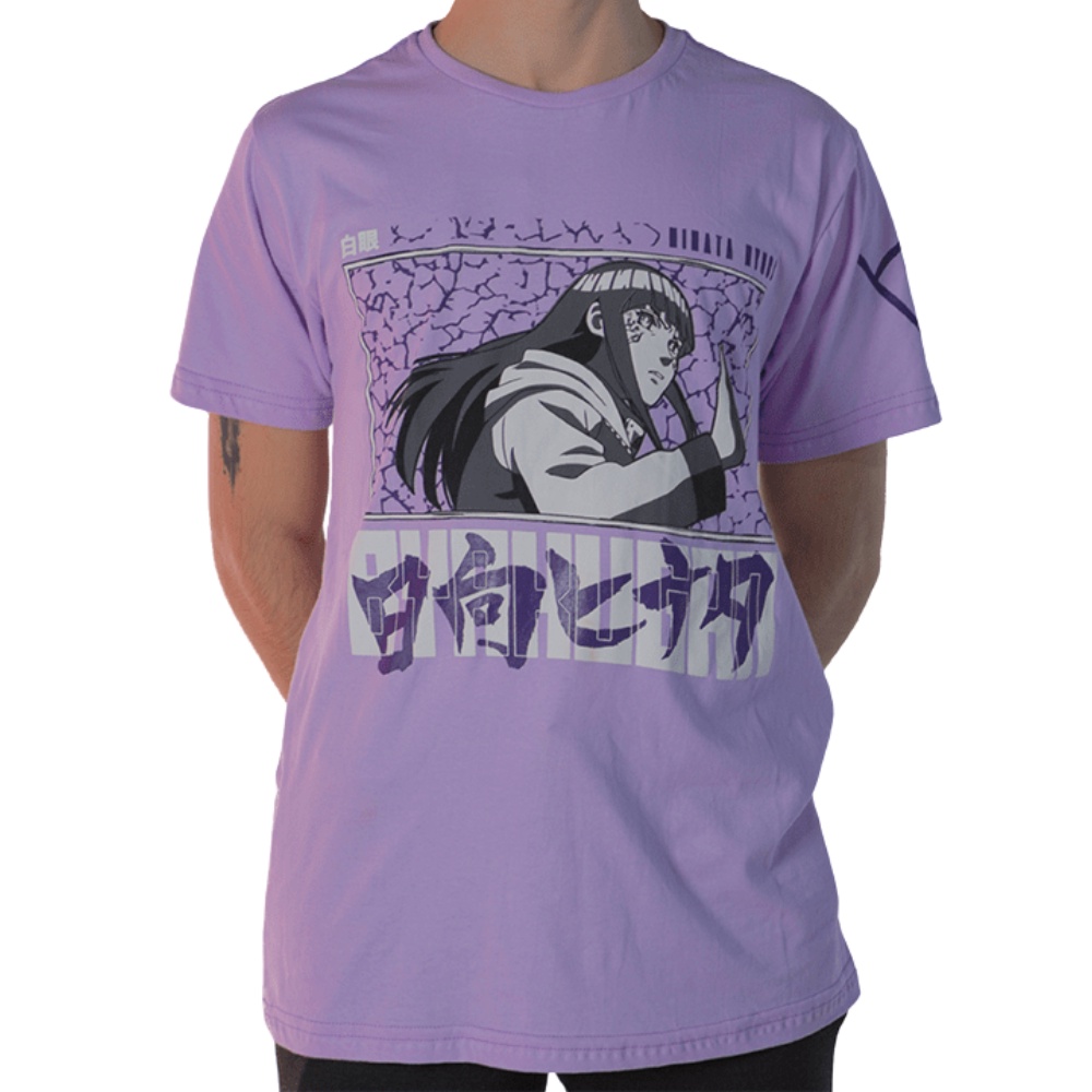 Camiseta Piticas - Naruto Hinata Hyuga Byakugan