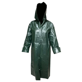 Capa de Chuva PVC Reforçada Maior durabilidade Verde c/ botões