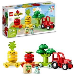 LEGO duplo meu primeiro trator de frutas e vegetais (19 peças)