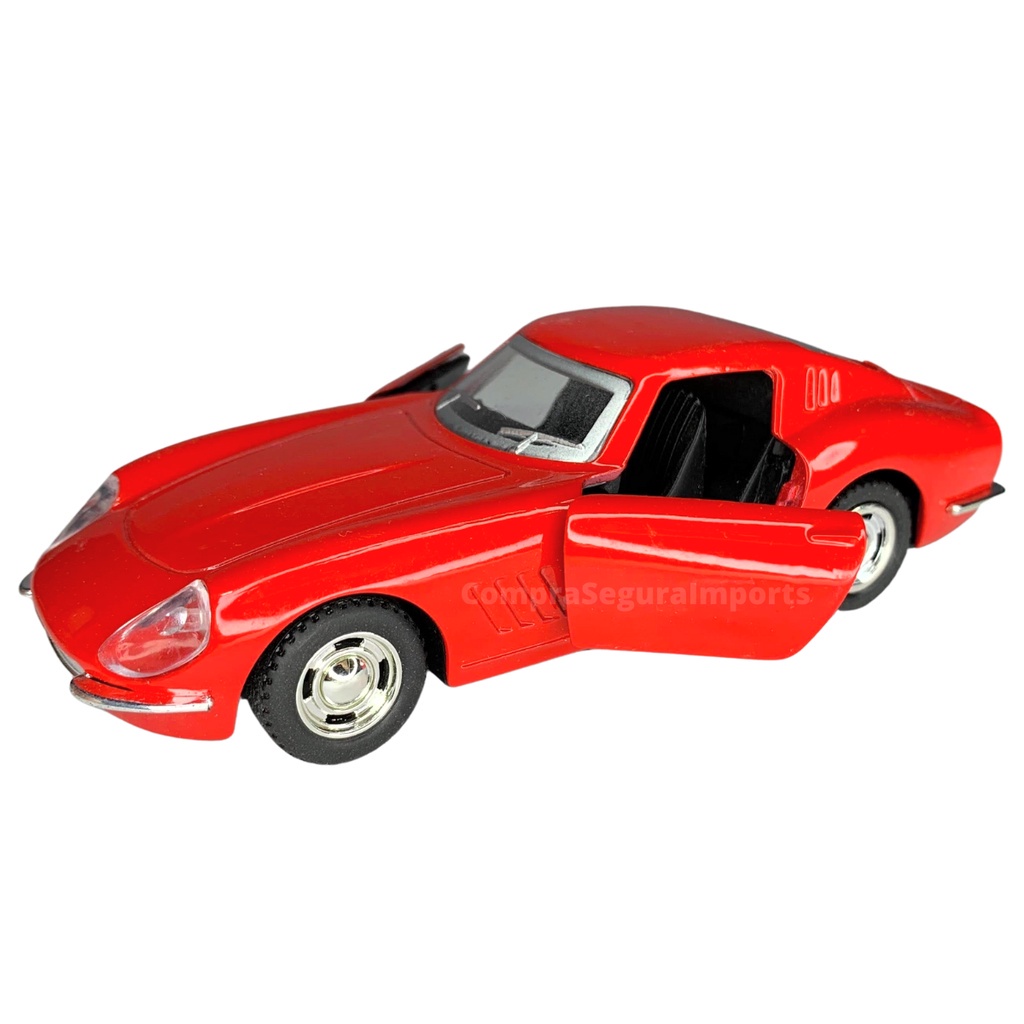 Carrinho De Ferro Miniatura Ferrari 275 GTB Abre Porta Metal