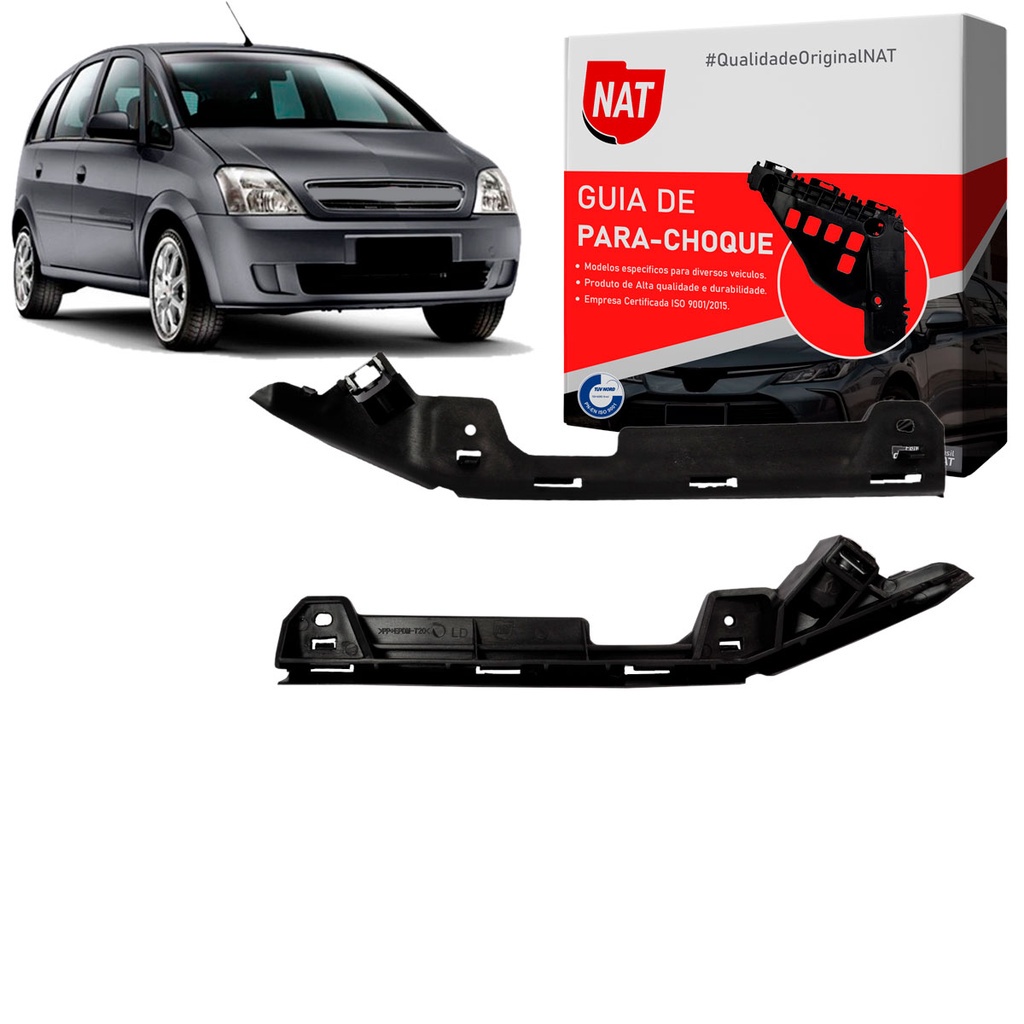 Suporte Guia Parachoque Meriva 2003 Até 2012 Dianteiro