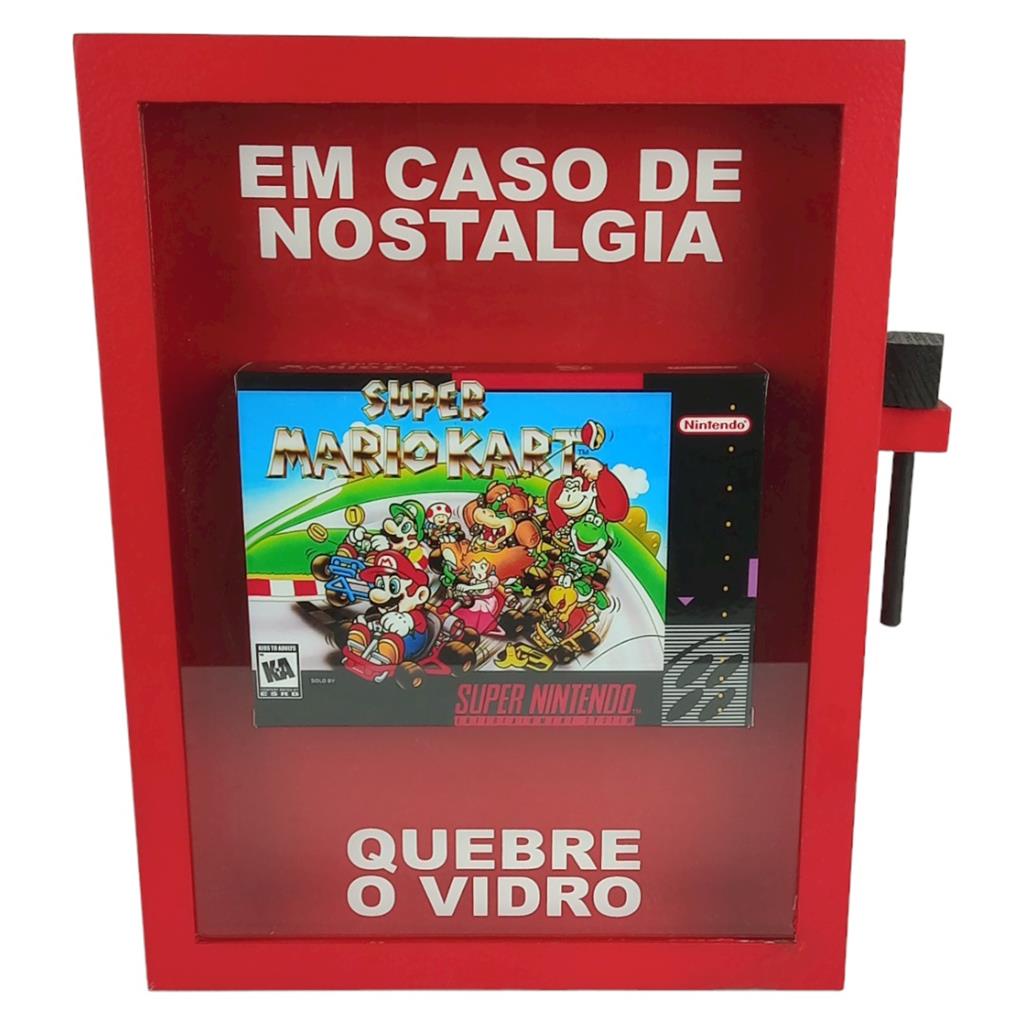 Quadro Decorativo Em Caso De Nostalgia Quebre O Vidro MK