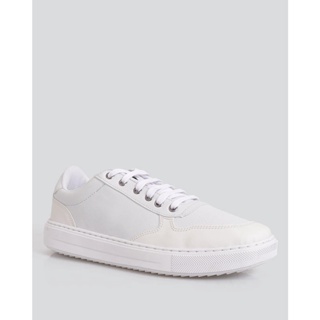 Sapatênis Masculino Com Cadarço Branco