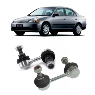Par Bieleta Traseira Estabilizadora Honda Civic 2001/2005