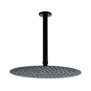 Ducha Chuveiro Redondo De Teto 30Cm Curuá Pingoo - Preto