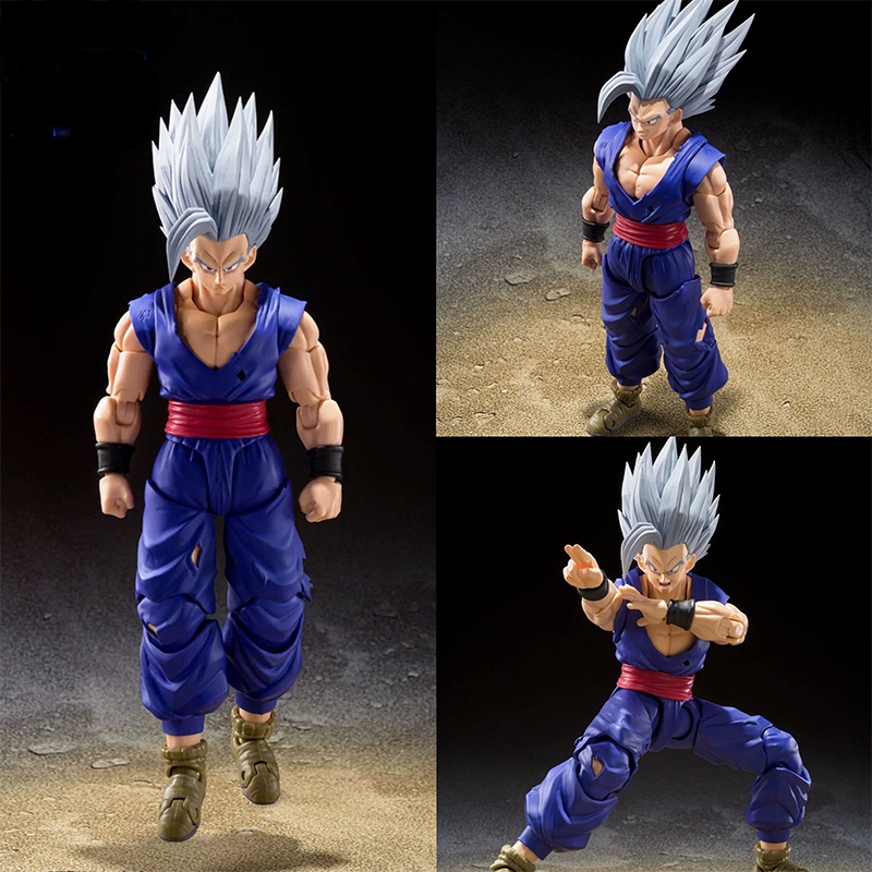 6pcs Anime Dragon Ball Super Saiyajin Filho Goku Vegito Gogeta Ornamento  Boneca Figura 5