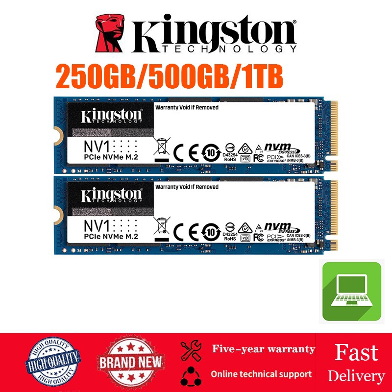 [Novo Kingston 250GB/500GB/1TB/2TB/4TB NV1 NVMe PCIe SSD Disco Interno De Estado Sólido M . 2 2280 Para Notebook