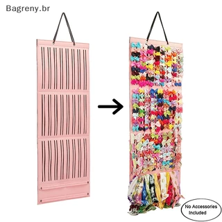Expositor De Acessórios De Cabelo Bagreny Armazenamento Para Crianças Com Gancho Porta Arcos De Grande Capacidade