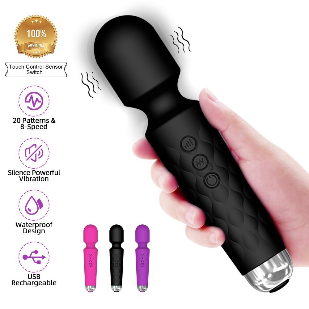 Vibrador de Clitóris Varinha Mágica Vibrador Microfone USB Sex Shop - Embalagem Discreta
