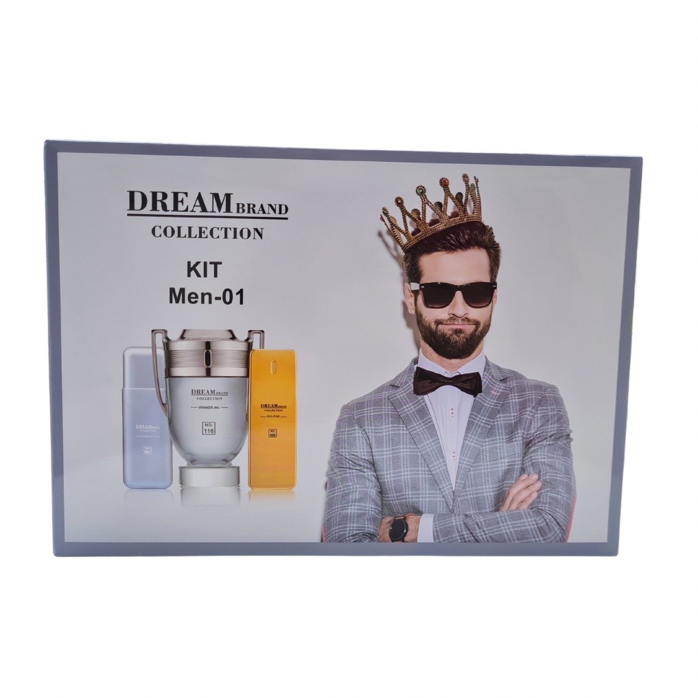 Kit Dream Brand Collection Men 01 Inspiração - 212 Vip Men