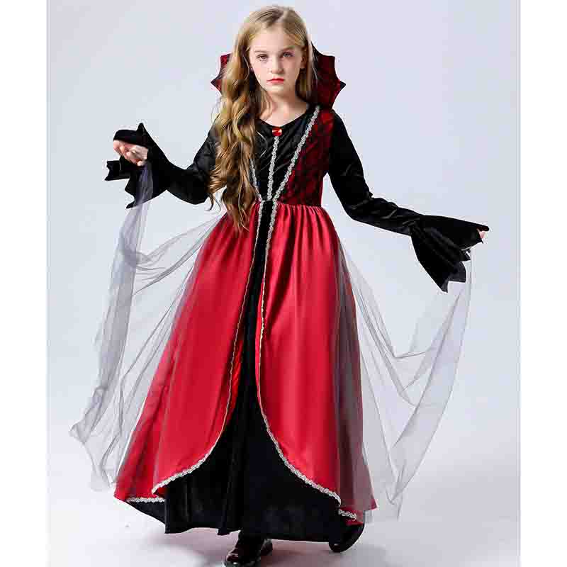 Fantasia de vampira para meninas- Elegant Girls Vampire Costume