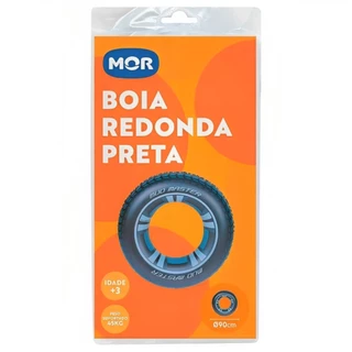 Boia Inflável Redonda P/ Adultos Preta 90CM 1813 - Mor