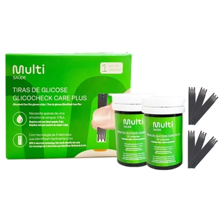 Tiras Para Glicemia Glicochec com 50 Multi