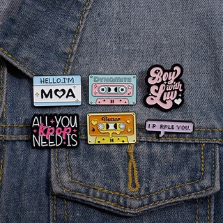 Música Pop Coreana KPOP Broche De Fita Esmalte Moda Metal Acessórios De Vestuário Presente Para Fãs Jóias Mochila Crachá