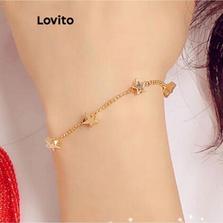 Lovito Pulseira Casual Stars Star Para Mulheres LFA11063