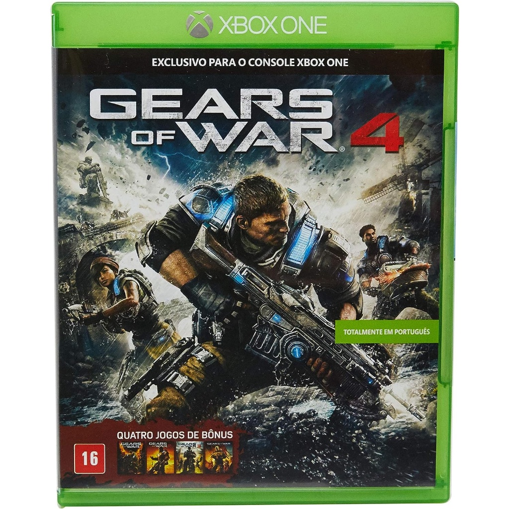GEARS OF WAR 4 - XBOX ONE - MIDIA FISICA ORIGINAL - XONE