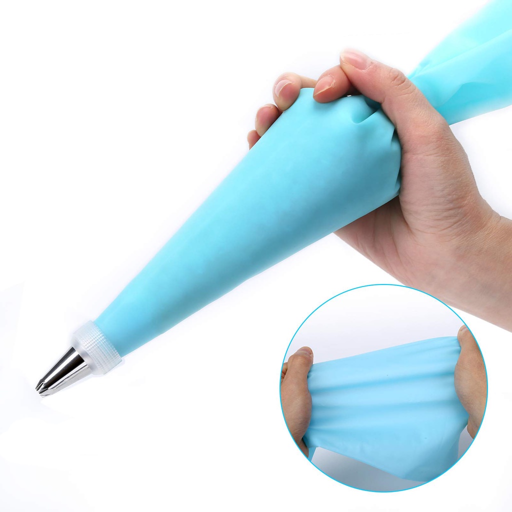 Manga/Saco de Confeitar Reutilizável em Silicone - Peq 16X30