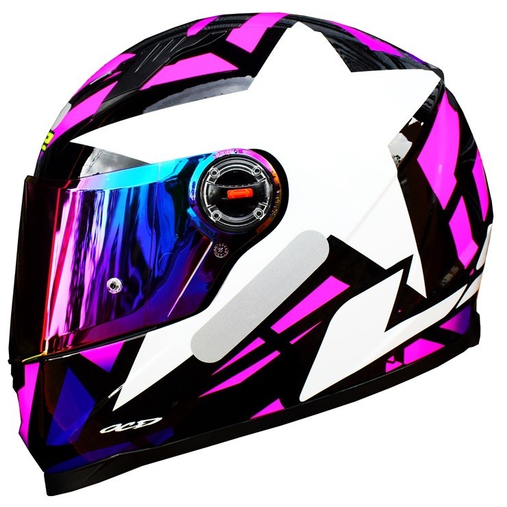 Capacete Ls2 FF358 Starwar Rosa Preto Estrela Star War | Shopee Brasil