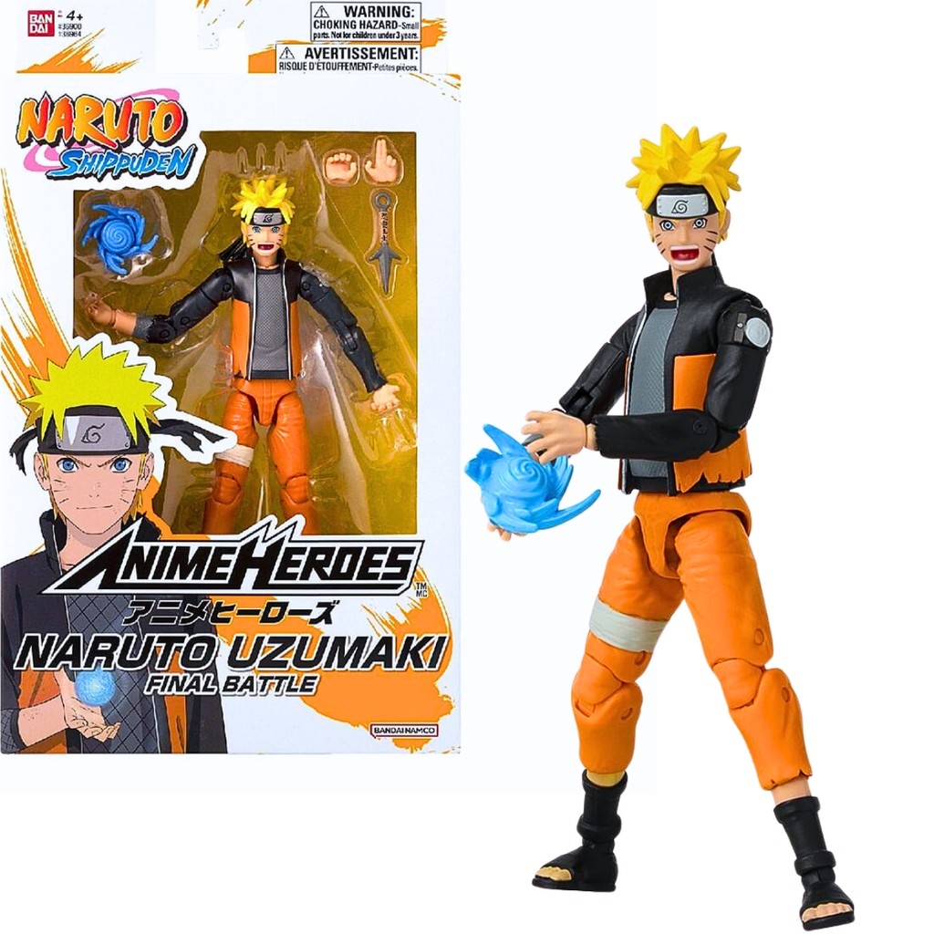 Boneco Articulado Naruto Uzumaki Shipuden Bandai F0102-9 Fun | Shopee ...
