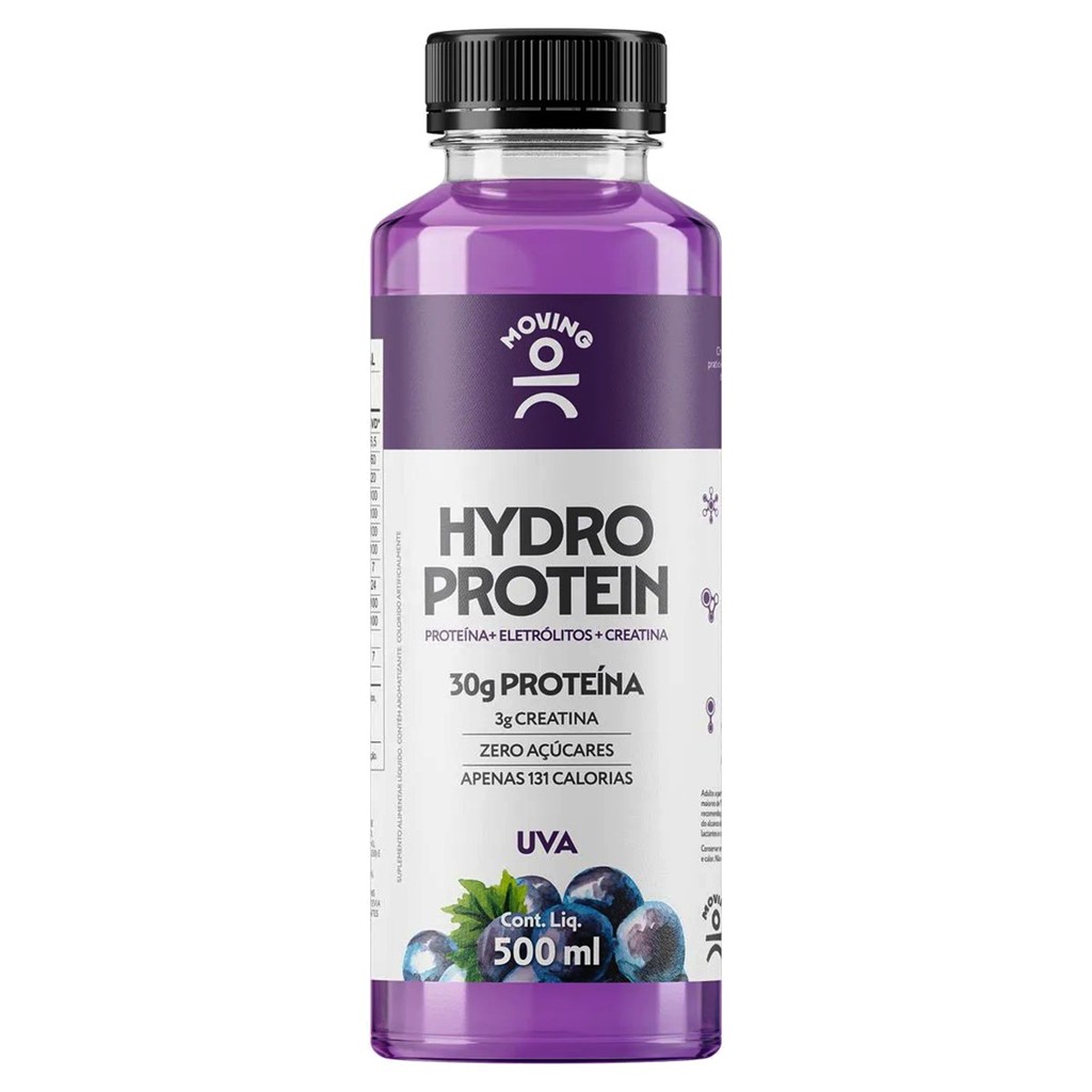 Bebida MOVING Hydro Protein Uva 500ml | Shopee Brasil