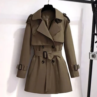Cáqui Feminino De Primavera Maillard Estilo Trincheira De Outono Casaco Longo Da Moda em Promoção na Shopee Cáqui Feminino De Primavera Maillard Estilo Trincheira De Outono Casaco Longo Da Moda
