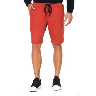 Bermuda Masculina Moletom Polo Wear Marrom Médio