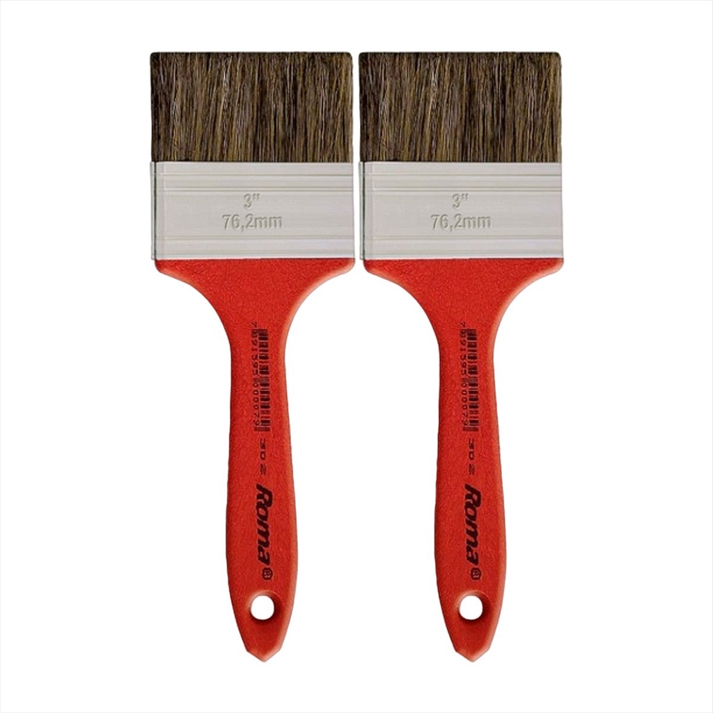 Pincel Trincha Multiuso Pintura Latex E Acrílica 3' Kit C/2 | Shopee Brasil