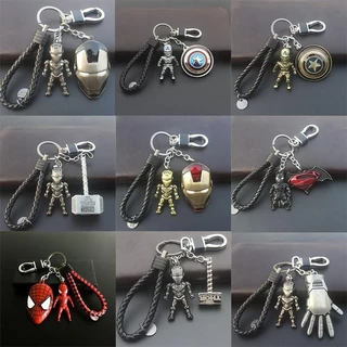 Lembranças/Keychains/Avengers Captain Marvel America Cintura Pendurada Macho E Fêmea Pingente De metal Para Chaveiro Iron Man shield