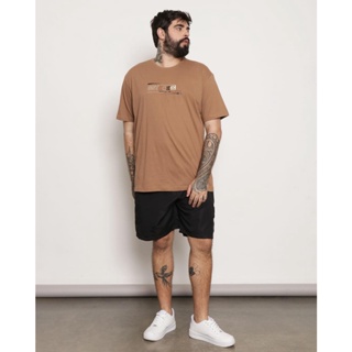 Bermuda Plus Size Masculina Com Bolso Preta