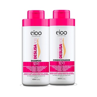 Kit Shampoo + Condicionador Eico Tratamento Deslisa 450ml