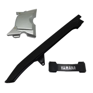 Tampa Do Pinhão + Porta Capa Corrente + Emblema Ybr 125