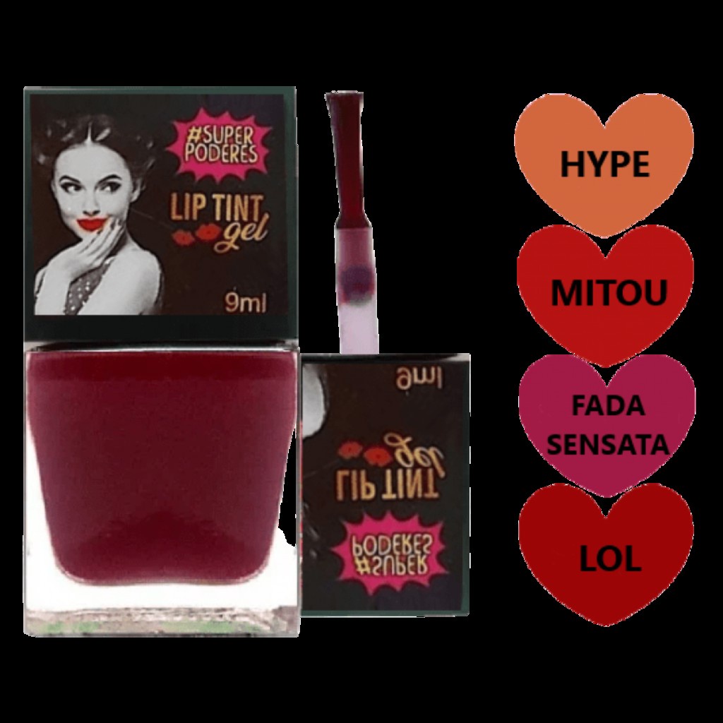 LIP TINT GEL SUPER PODERES Shopee Brasil