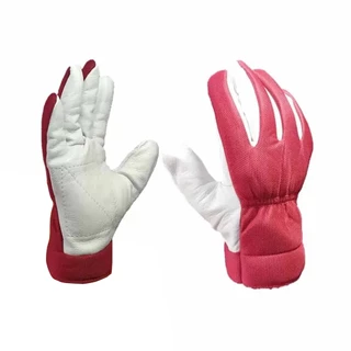 Par Luva Luvas Jardinagem Operador Motosserra Nylon Vaqueta