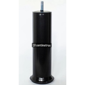 Kit 7 Pes Preto Alto para Cama Box Altura 18cm Altura