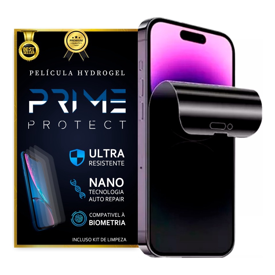 Película Gel Anti Espião iPhone Hidrogel Todos os Modelos