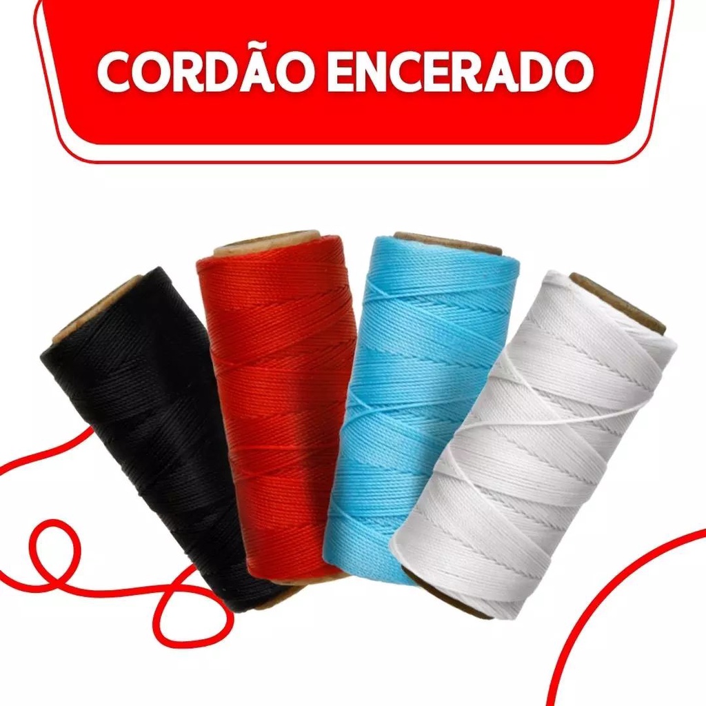 50M 0.8MM Waxed Sewing Machine Threads Linha De Costura Hilo Para