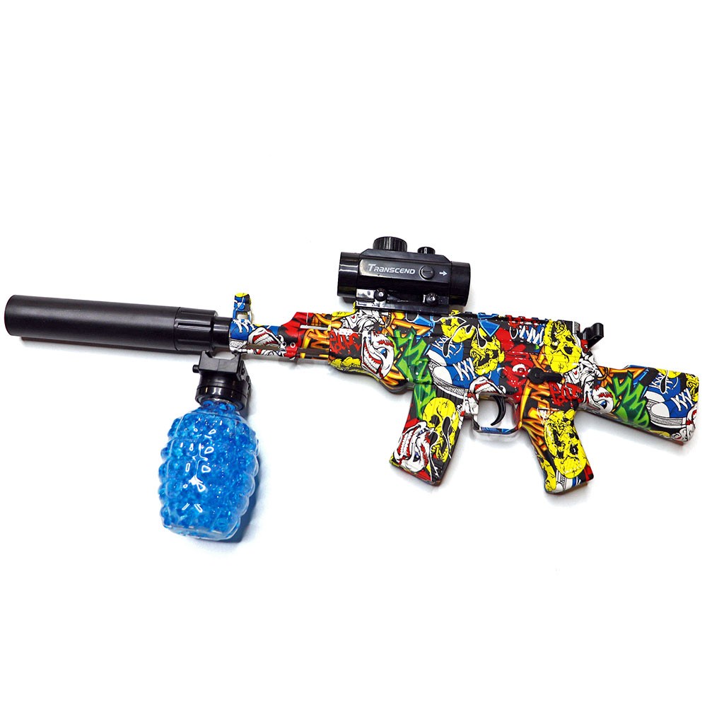 Pistola Punisher De Pressão Mola Orbeez Brinquedo Realista