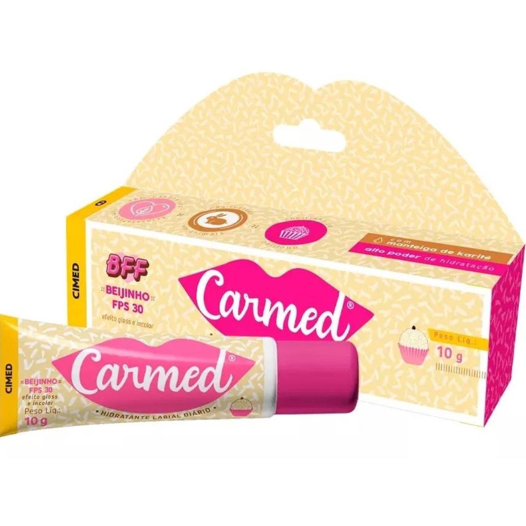 CARMED HIDRATANTE LABIAL BFF BEIJINHO FPS30 10G