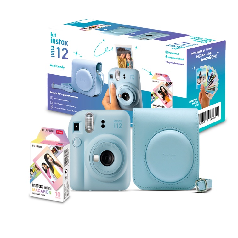 Câmera Instax Mini12 Kit Bolsa | Shopee Brasil
