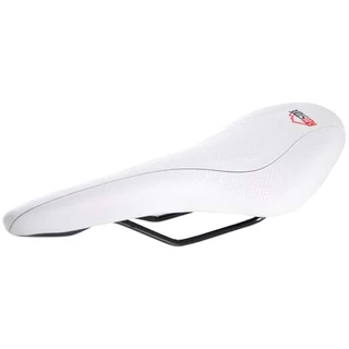 Banco Selim MTB Gel Elite Cor Branco/Preto Redstone Bicicleta Mountain Bike