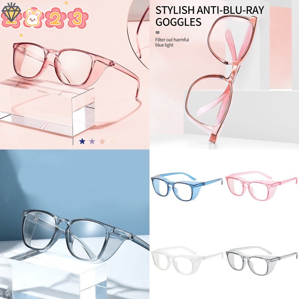 Óculos De Segurança Com Proteção Anti-Embaciamento Transparente Pó Para O Trabalho/Equitação Ao Ar Livre