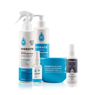 Shampoo + Leave-in + SOS Serum + Máscara + Creme Noite Travel size